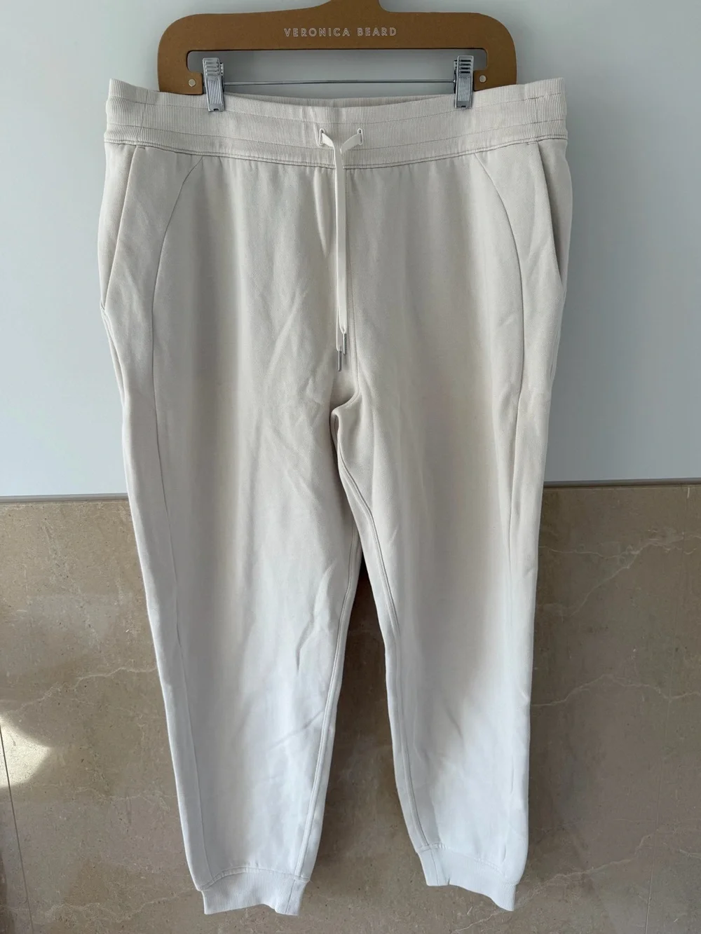 NWOT lululemon athletica Cream Joggers